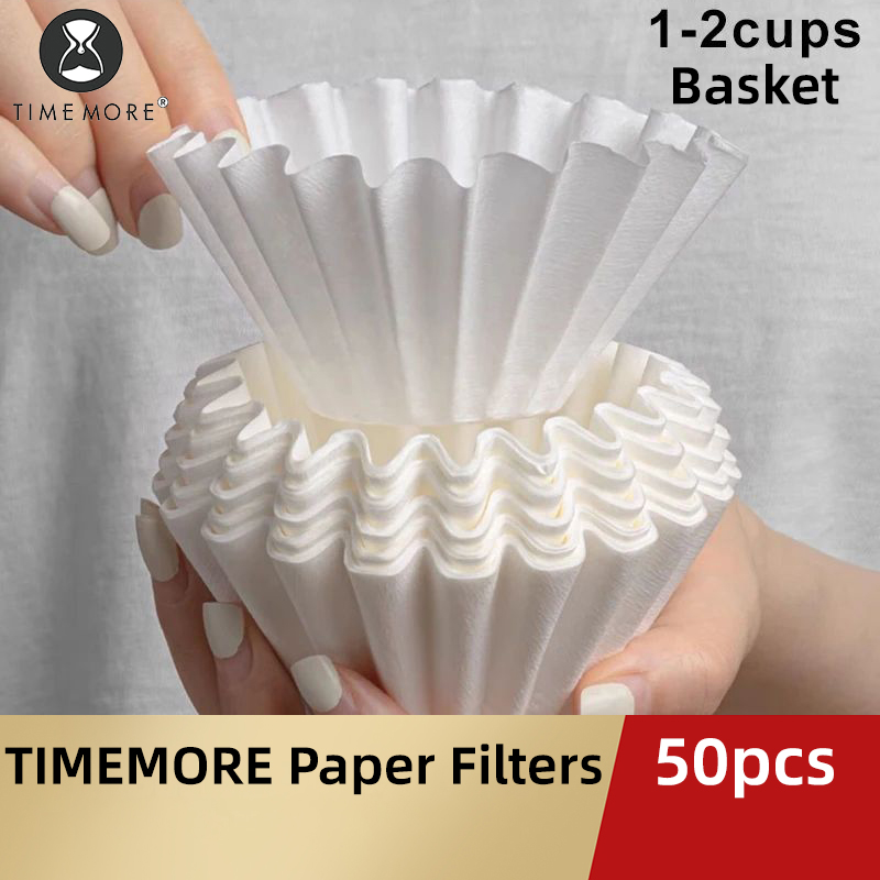 Coffee Tea Paper Cups - TIMEMORE 1-2 Bardak Sepeti Kahve Kağıdı