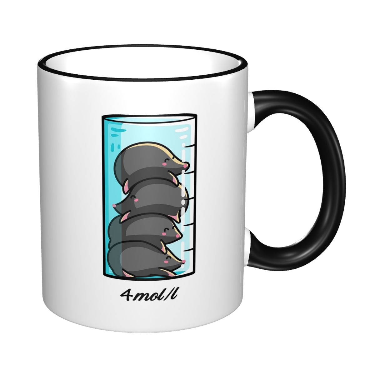 Coffee Tea Joke - Litre Başına 4 Moles Kimya Bilimi