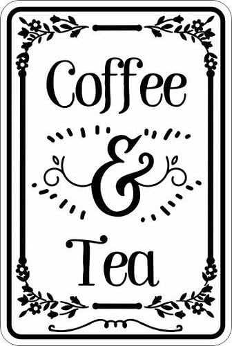 Coffee Tea Joke - Kahve ve Çay 8x12 komik şaka