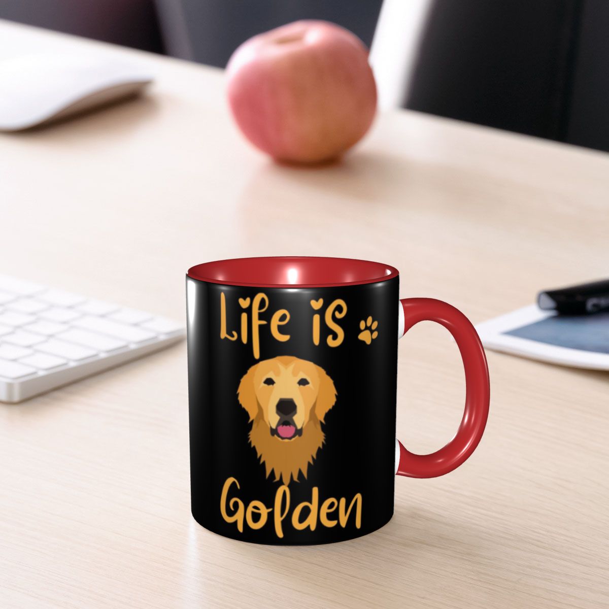 Coffee And Tea Quotes Funny - GOLDEN RETRIEVER Alıntı Kupa Komik Seramik