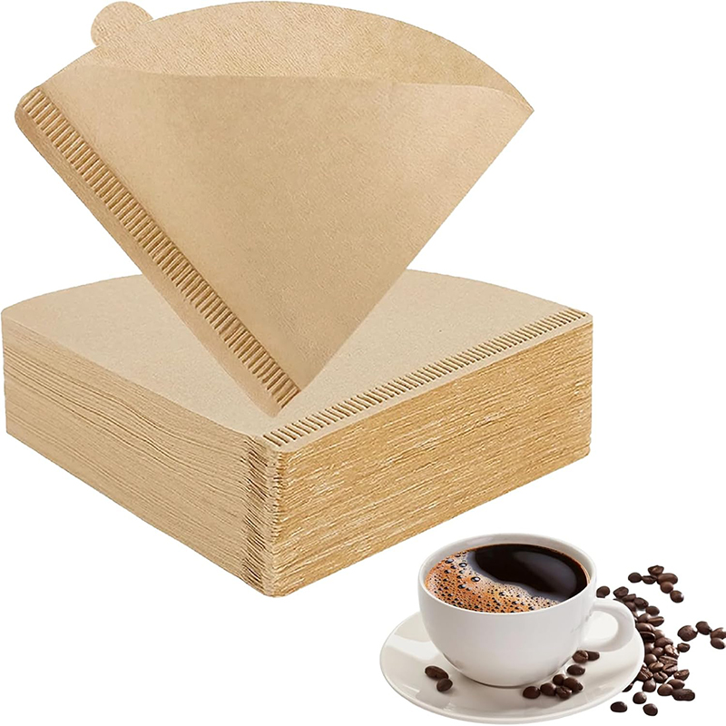 Coffee Tea Paper Cups - 100Pcs Coffee Filter Papers(1-4 Cups) Disposable