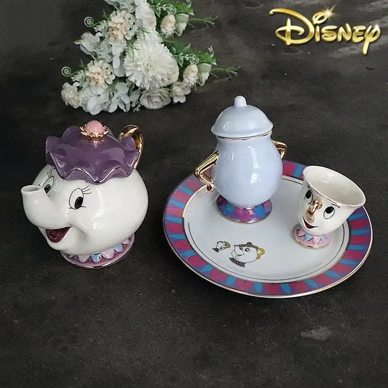 Tea Coffee Pot Set - Sıcak Çaydanlık Karikatür Güzel ve Çirkin