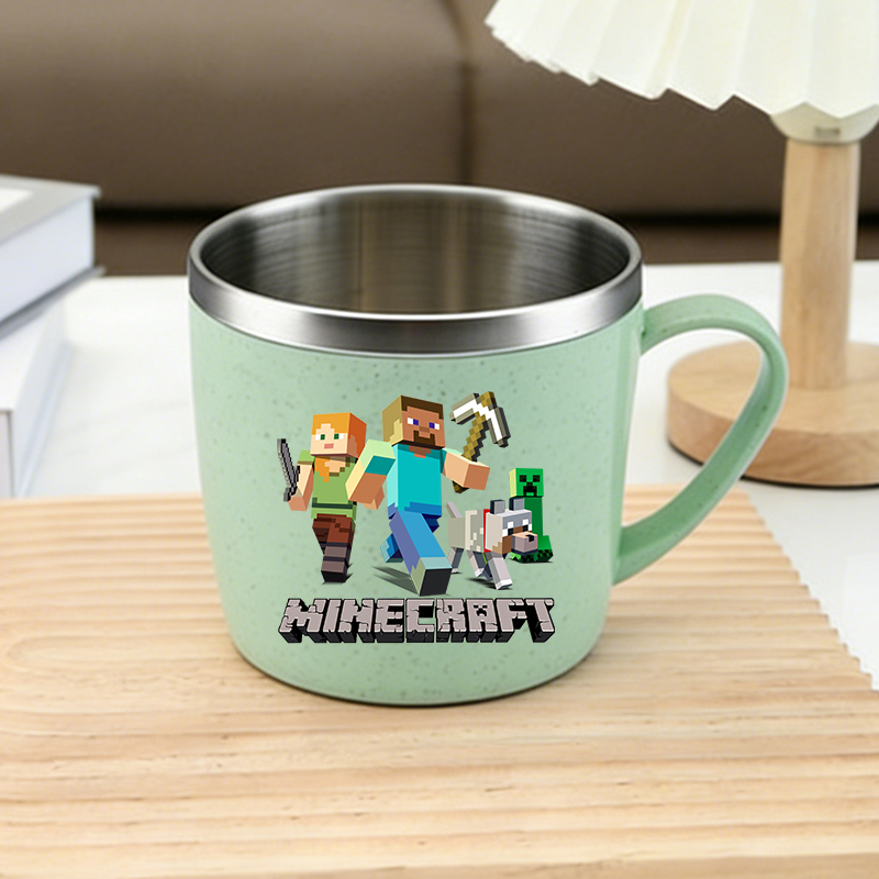 Coffee Y Tea - Minecrafted Paslanmaz Çelik Su Bardakları Oyun