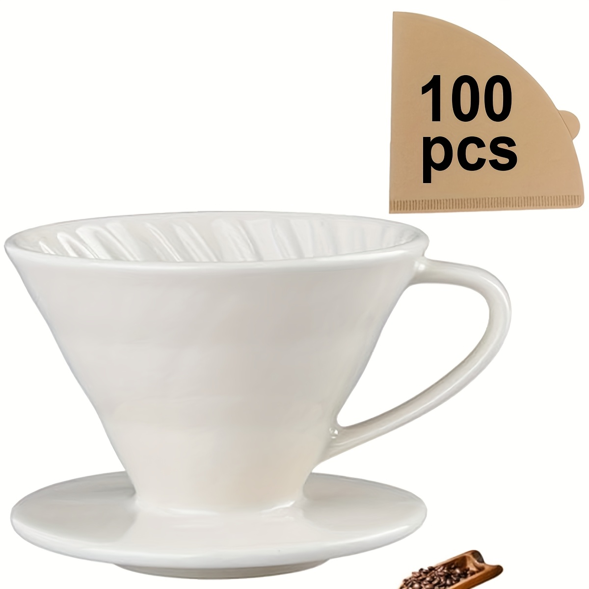 Coffee Tea Paper Cups - Kahve Makinesi Üzerine Dökün, 100 adet