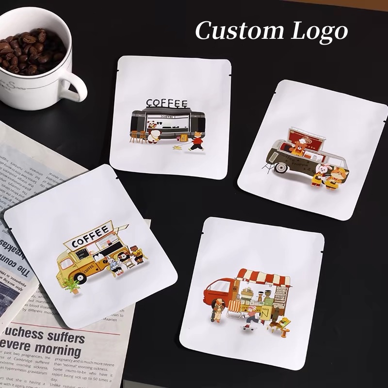 Coffee Tea For Plants - 100 adet Özelleştirilmiş Kare Çay Poşetleri,