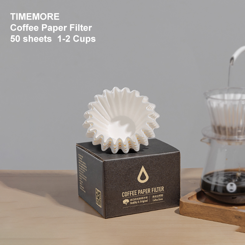 TIMEMORE 1-2 Bardak Sepeti Kah - Coffee Tea Paper Cups incelemesi ve fiyatı