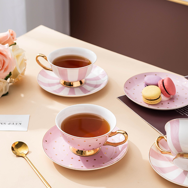 Seramik Pembe Kahve Kupaları,  - Tea Coffee Pot Set incelemesi ve fiyatı