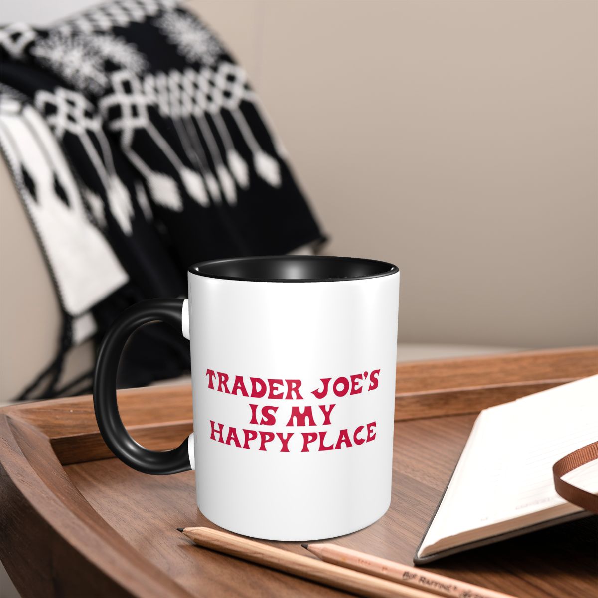 Trader Joe's Benim Mutluluk Ye - Coffee And Tea Quotes Funny incelemesi ve fiyatı