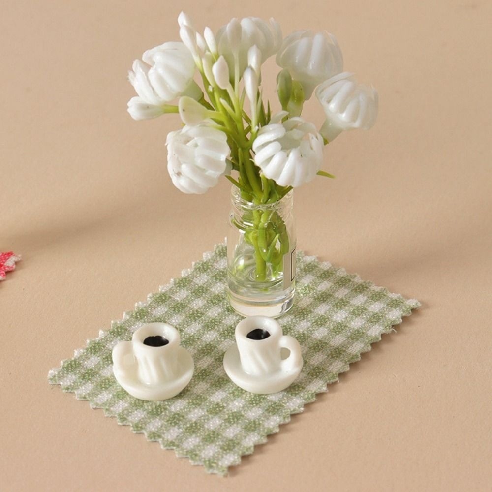 Yeni 1:12 1:12 Dollhouse Minya - Coffee Tea For Plants incelemesi ve fiyatı