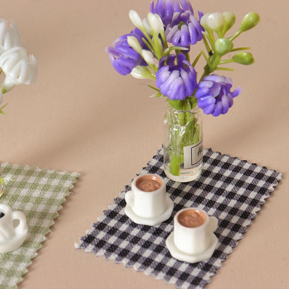Yeni 1:12 1:12 Dollhouse Minya - Coffee Tea For Plants incelemesi ve fiyatı