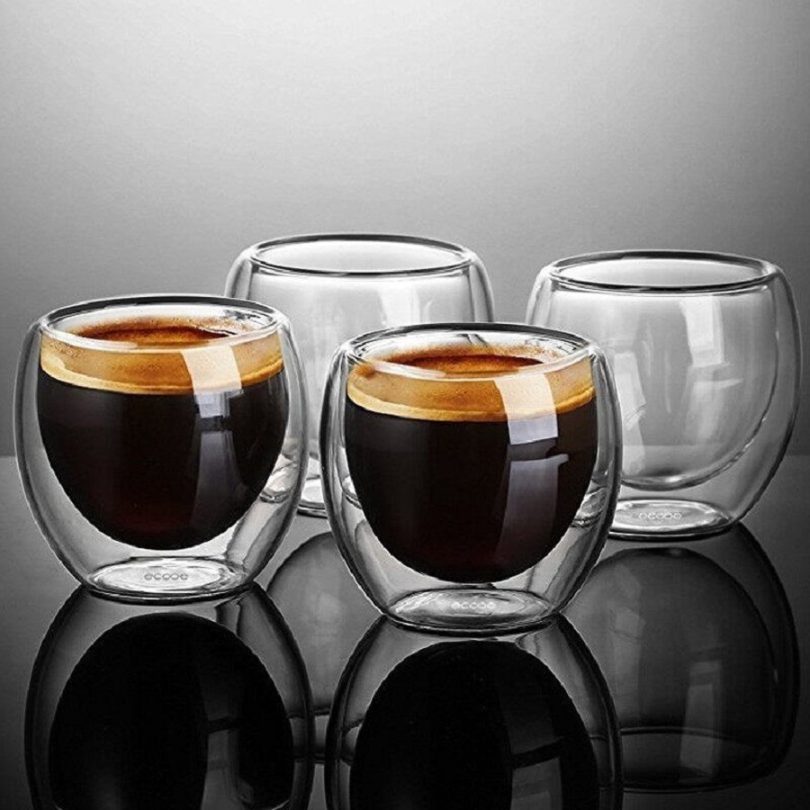 Çift Duvarlı Cam Kahve Kupalar - Tea Coffee Pot Set incelemesi ve fiyatı