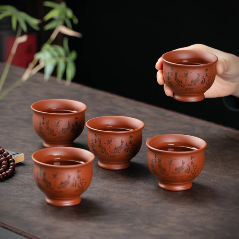 Çin Yixing Mor Kil Çay Fincanı - Tea Coffee Pot Set incelemesi ve fiyatı