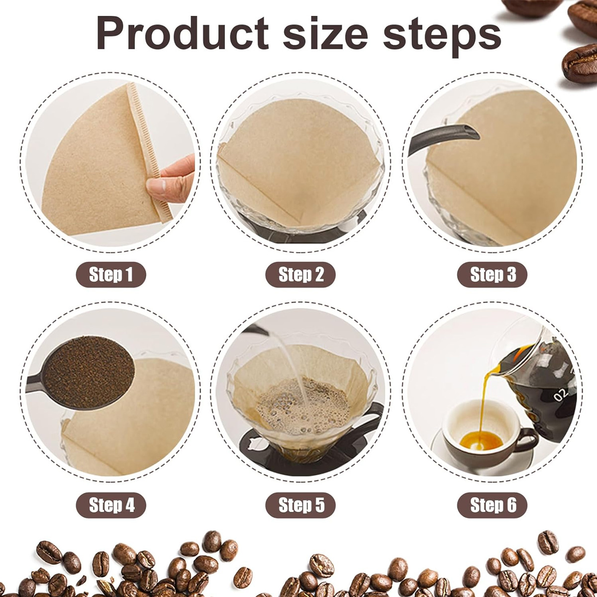 100/200 Adet Konik Kahve Filtr - Coffee Tea Paper Cups incelemesi ve fiyatı