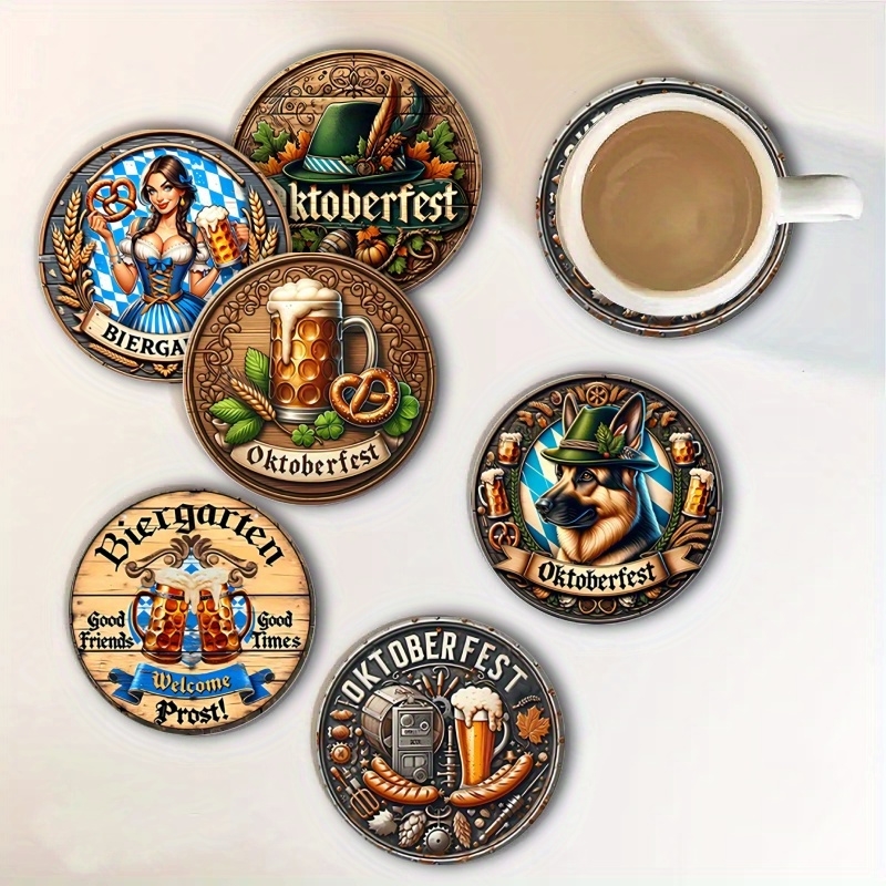 6 adet 4 inç Ahşap Vintage Bir - Coffee Y Tea incelemesi ve fiyatı