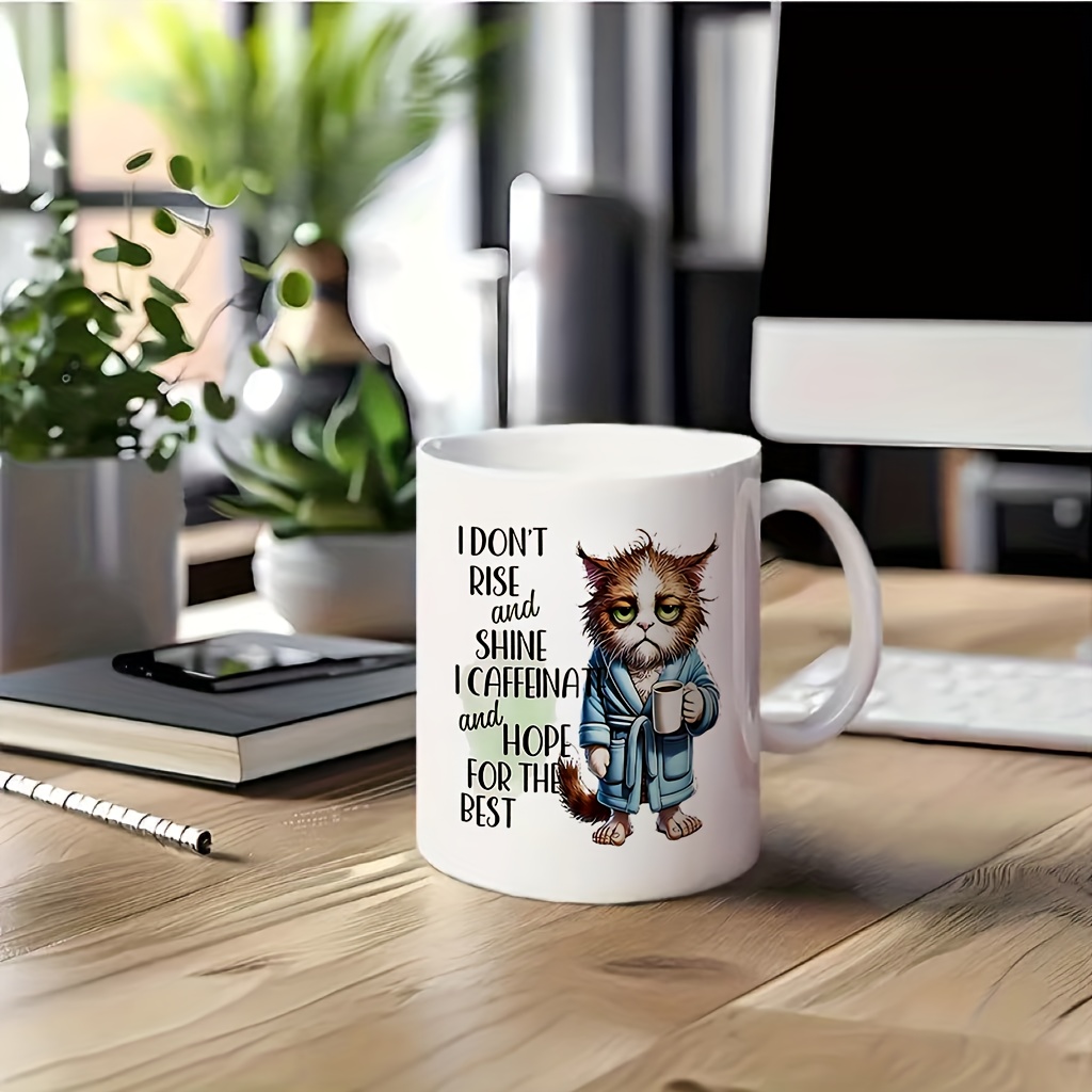 Komik Kedi Kupası, 'Ayanmıyoru - Coffee And Tea Quotes Funny incelemesi ve fiyatı