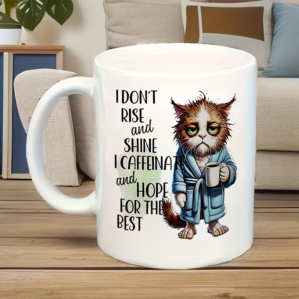 Komik Kedi Kupası, 'Ayanmıyoru - Coffee And Tea Quotes Funny incelemesi ve fiyatı