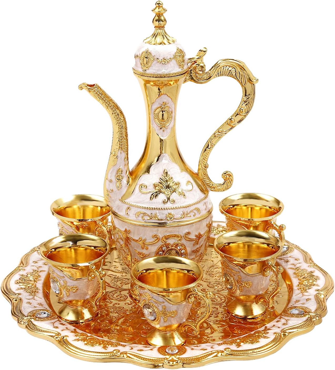 Vintage Türk Kahvesi Fincan Ta - Tea Coffee Pot Set incelemesi ve fiyatı